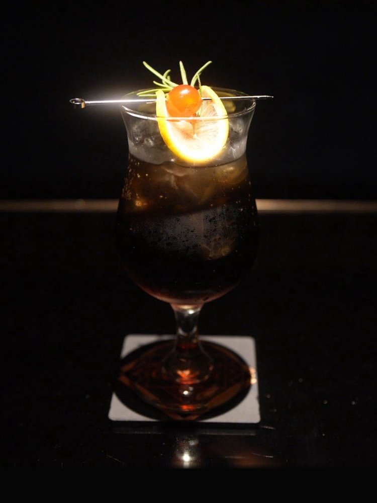 Opaque Dark Rum Coke